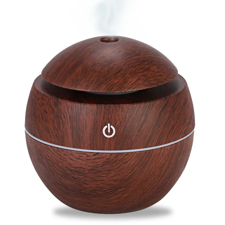 

Best Selling Essential Oil Diffuser 7 Color Led Night Light USB Wood Grain Ultrasonic Mist Air Humidifier For Home Office