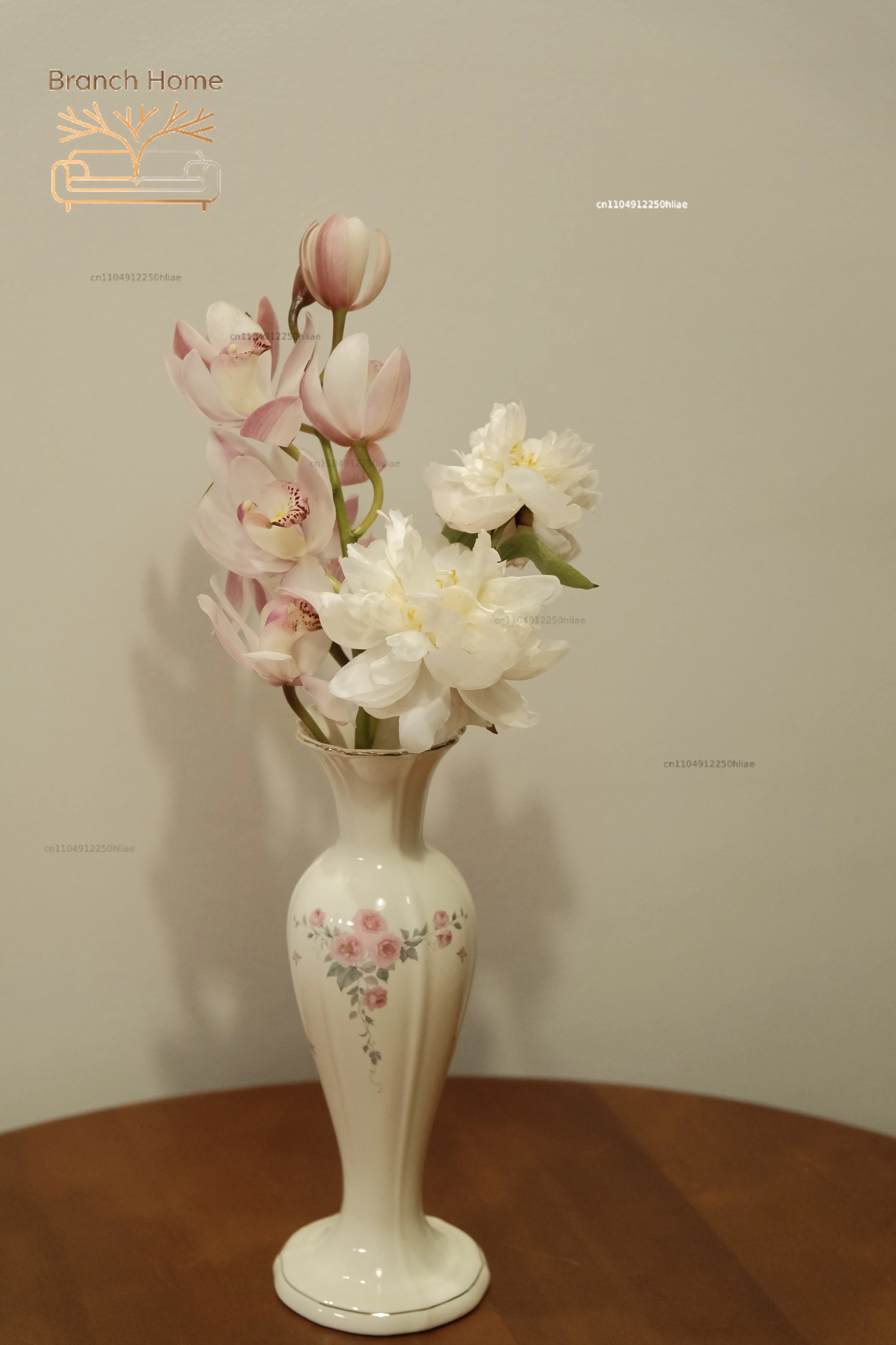 Little beauty European retro ceramic vase study decoration ornament tulip calla lily narcissus poppy