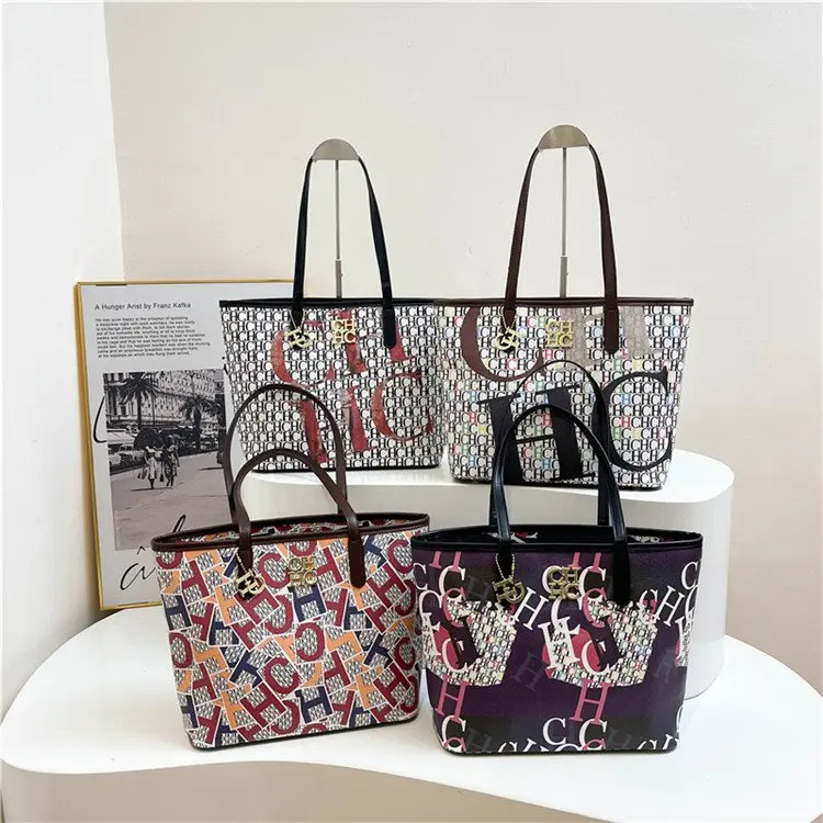 

Женская сумка через плечо большой вместимости 2025, модная многосторонняя сумка через плечо из натуральной кожи, винтажная стеганая сумка для работы