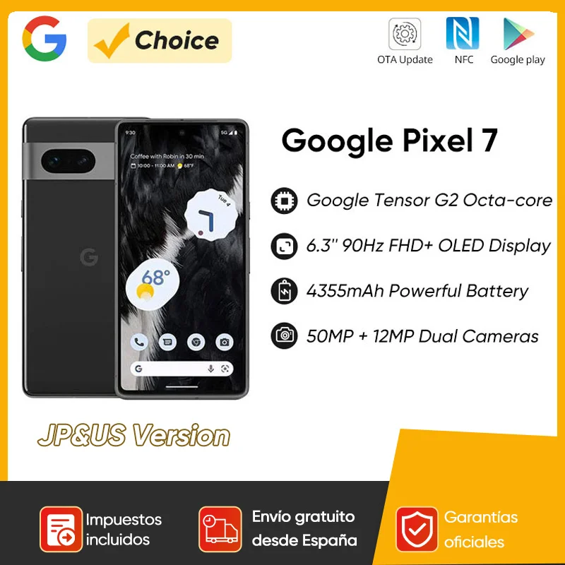 Google Pixel 7 Pro 5G Smartphone 12GB RAM 128GB ROM 6.7