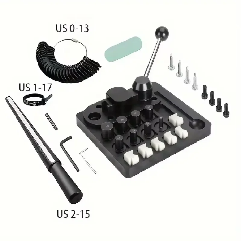 

Professional Ring Bending and Rings Size Measure Tool Finger Gauge Kit DIY Jewelry Making Supplies for Crafting Rings