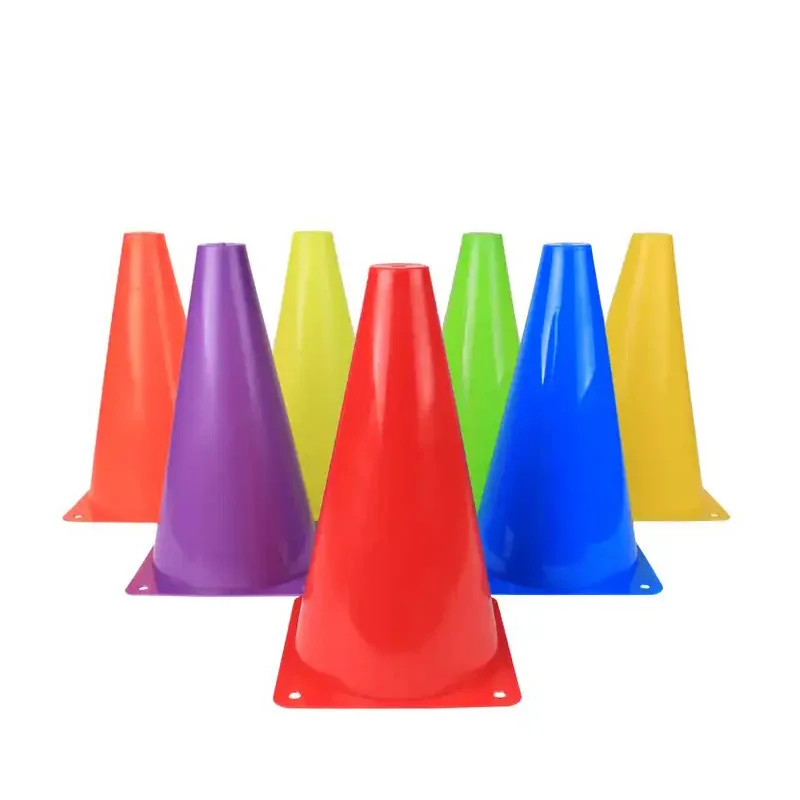 مخاريط كرة قدم مقاومة للضغط ، 10 ، 23 تدريب ، إكسسوارات رياضية ، 5 ألوان للأماكن الخارجية وكرة القدم وكرة السلة