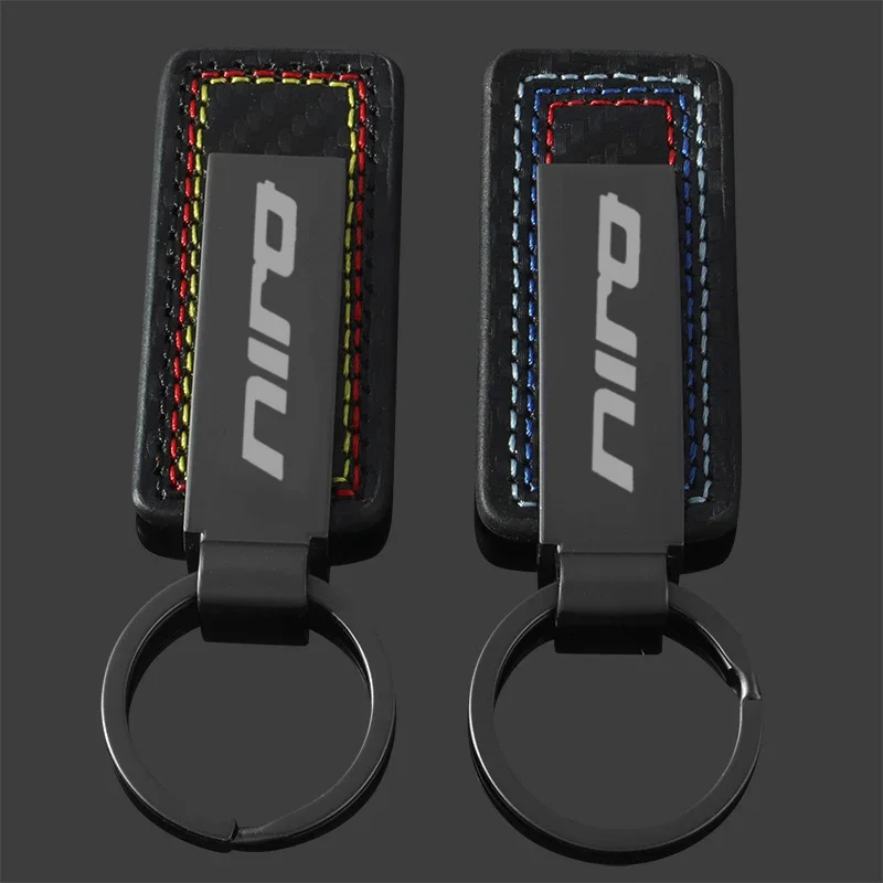 Portachiavi per auto in lega portachiavi Styling per KIA Niro Badge 2024 portachiavi anelli fibbia emblema ciondolo regalo accessori per veicoli