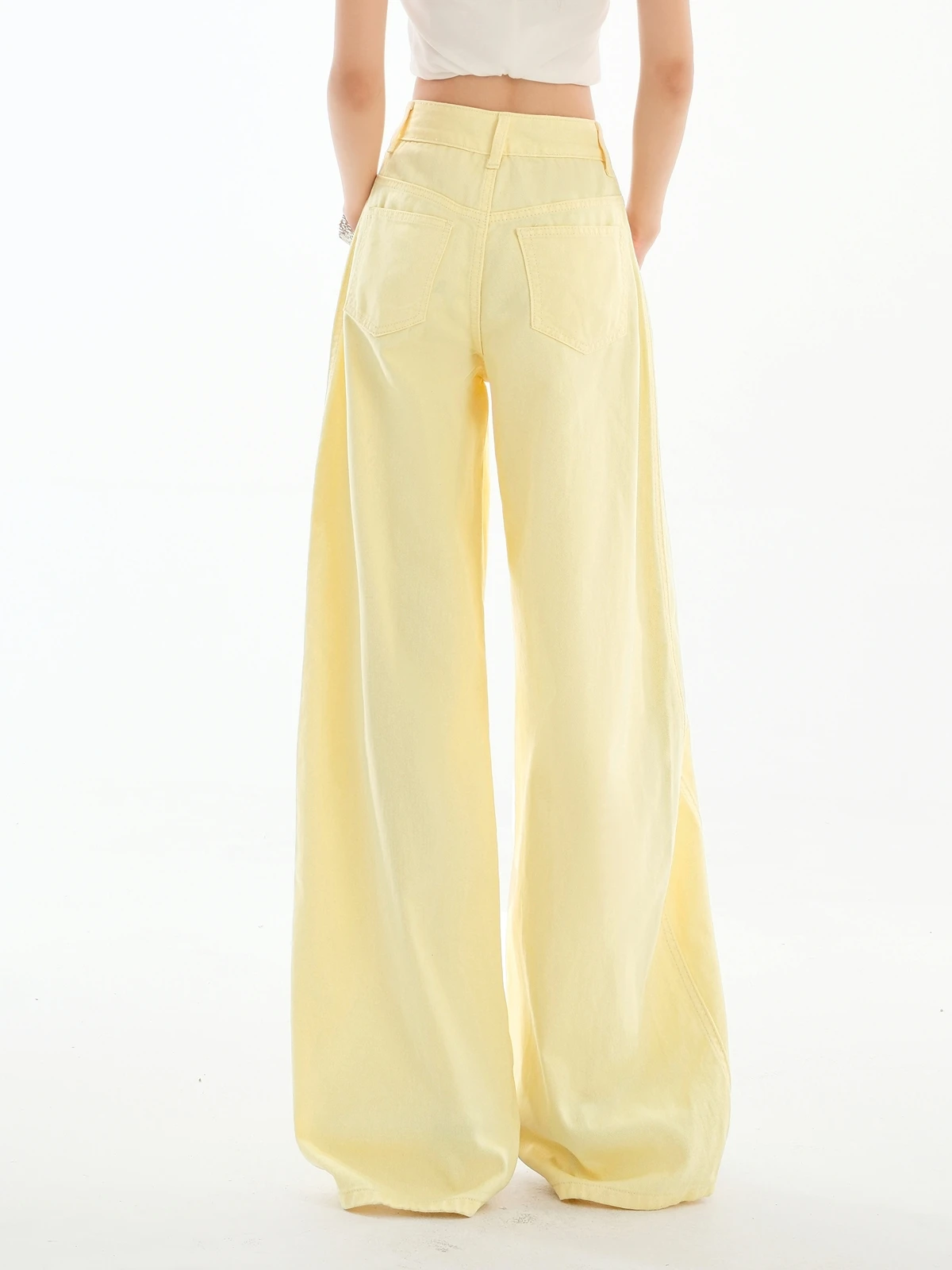 

ZHISILAO New Baggy Wide Leg Jeans Women Vintage High Waist Full Length Denim Pants Streetwear Spring Summer 2025
