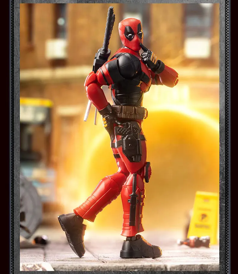 Blokees Deadpool 3 Wolverine Action Figures Spider-Man Movie Version Deadpool & Friend Series Collections Figures Adult Gift