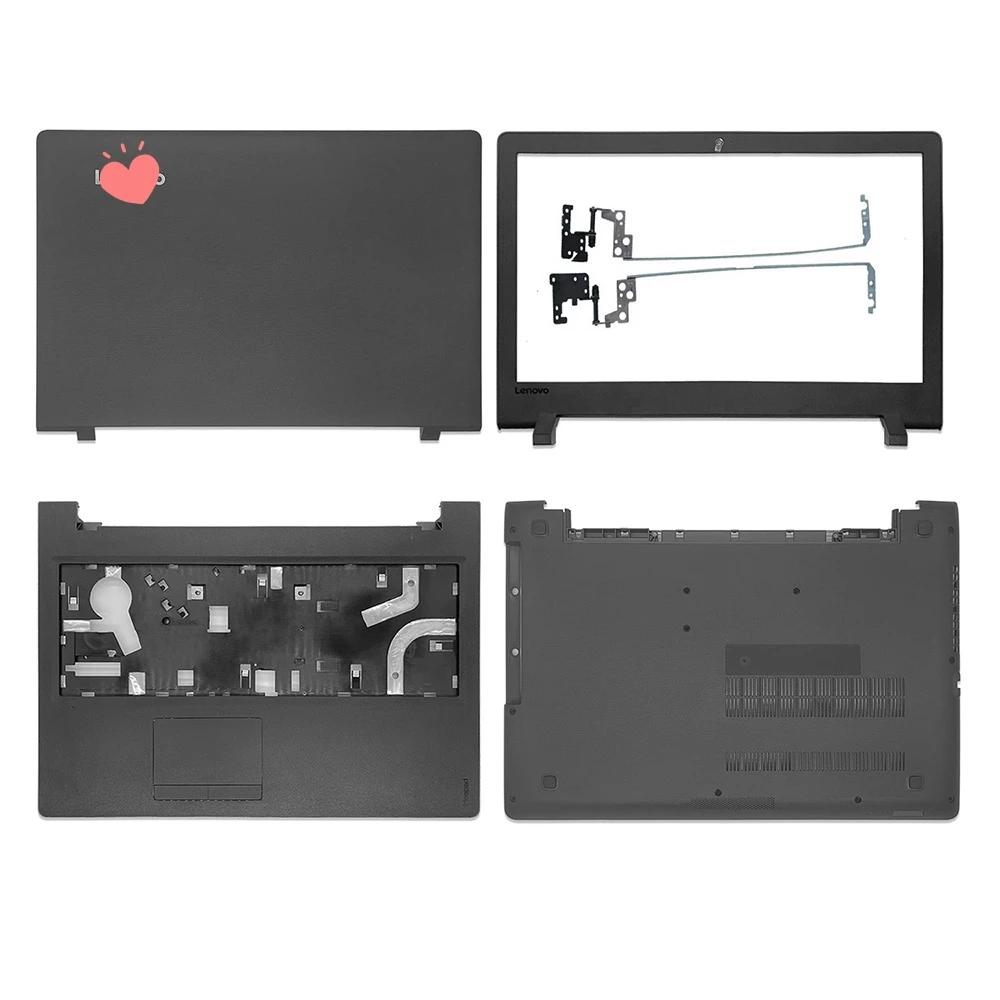 New For Lenovo IdeaPad 110-15 110-15ISK 110-15IKB LCD Back Cover/Front Bezel/Palmrest Upper AP1NT000210/Bottom Case AP1NT000100