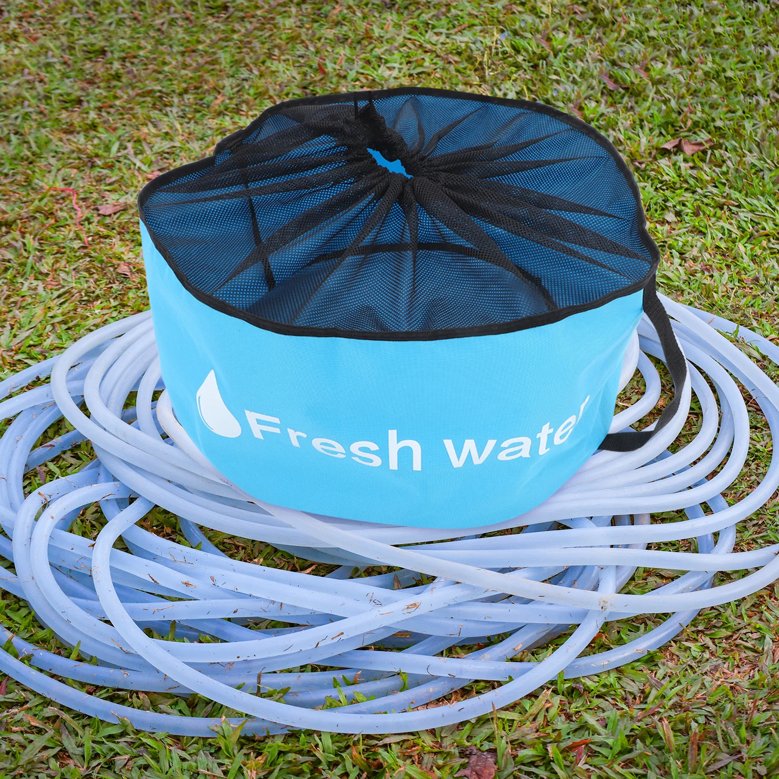 

Rv Storage Bag Multi-Purpose Oxford Cloth Pouch for Hose Tool Kit Organization Drawstring Closure Design Rv Hose Storage