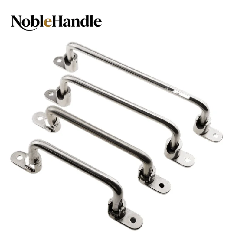 UWFASN138/158/180 Stainless Steel Folding Handle XAE66/XAE67, Movable Pull Grip for Industrial Equipment Cabinet Hardware