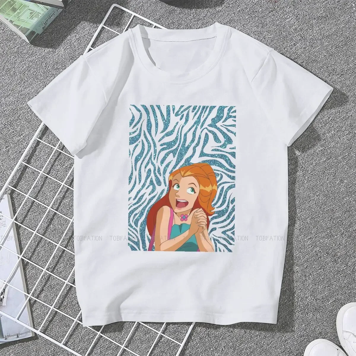 Totally Spies Sam Clover Alex Cartoon TShirt for Woman Girl 5XL Happy  Humor Summer Sweatshirts T Shirt High Quality Fluffy