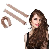 New Heatless Hair Curlers Curling Rod Headband No Heat Rollers Lazy Curls with Hook Sleeping Soft Flexi Rods Hair Styling Tools