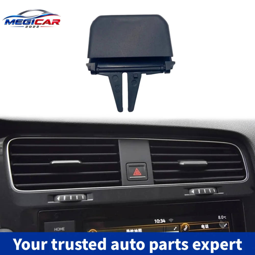 x1 Car Front Dashboard Rear A/C Air Conditioning Vent Outlet Adjust Clip For VW Golf 7 7.5 MK7 MK7.5 GTI GTD GTE Rline 2013-2019