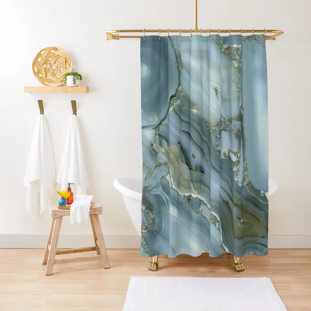 

Grey and Gold Marble Shower Curtain Bathroom Curtain For Shower Curtain For Bath