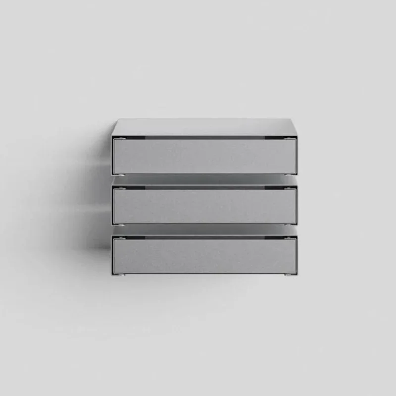 Wall decoration shelf suspension bookshelf wall baffle metal chest of drawers entrance living room bedside table bedroom