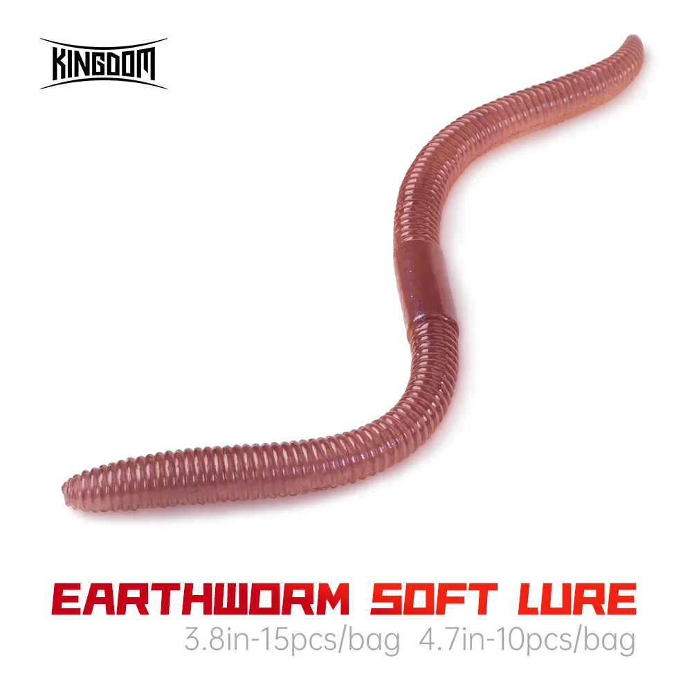 Kingdom 15 Stck Regenwurm-Weichkder sinkend 1,8 g 96 mm 2,8 g 120 mm  knstliche Angelkder Bass Flatfish Wrmer Angeln weiche Kder - AliExpress  18