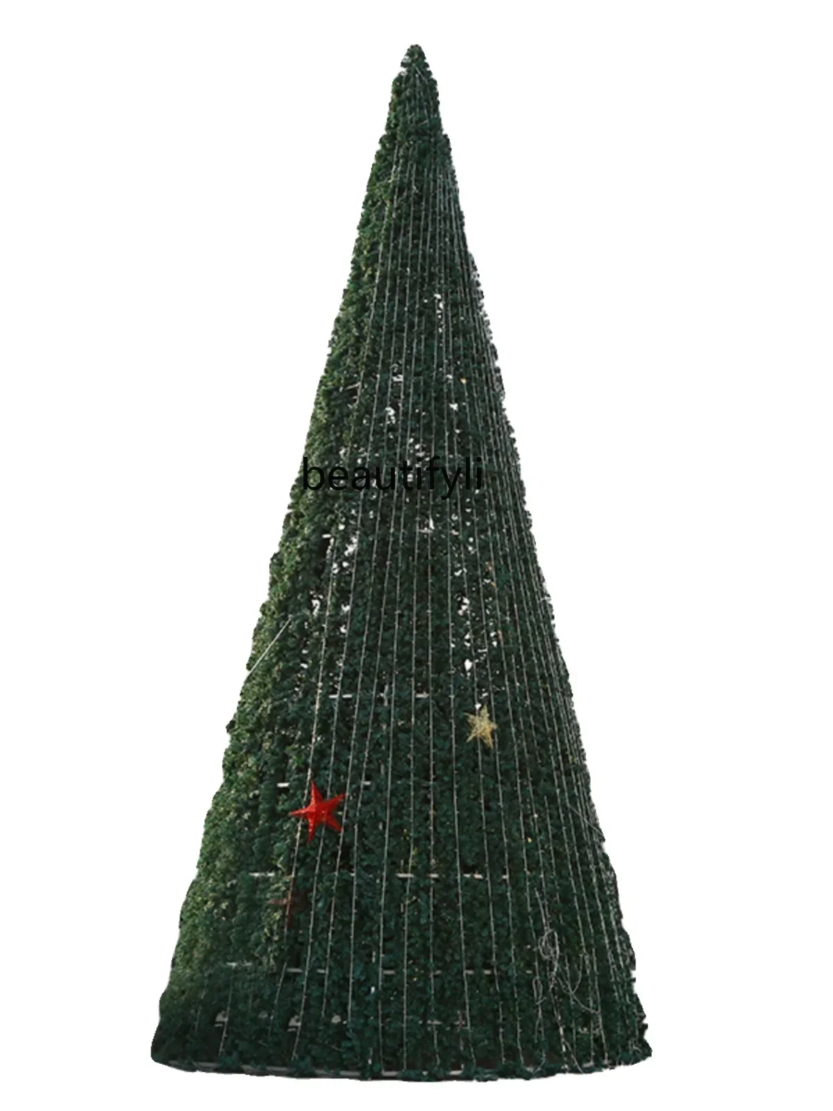 

Large Christmas tree luxury 10 meters frame home ornaments shopping mall frame tree outdoor waterproof luminous decoration