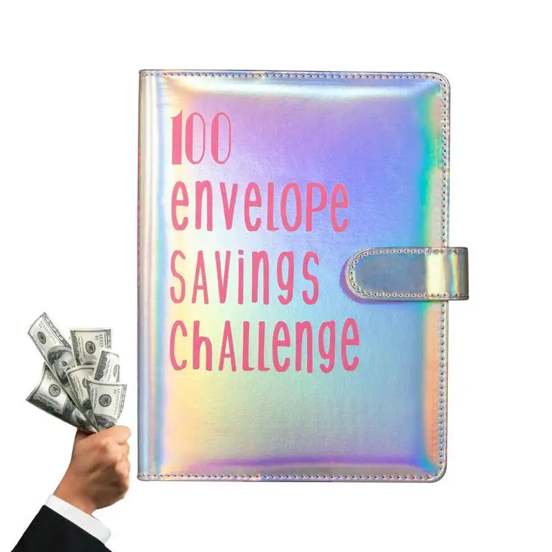 Budget Book With Cash Envelopes Cash Envelopes Binder For Budgeting And Planning 100 Envelope Challenge Binder For Check Cash