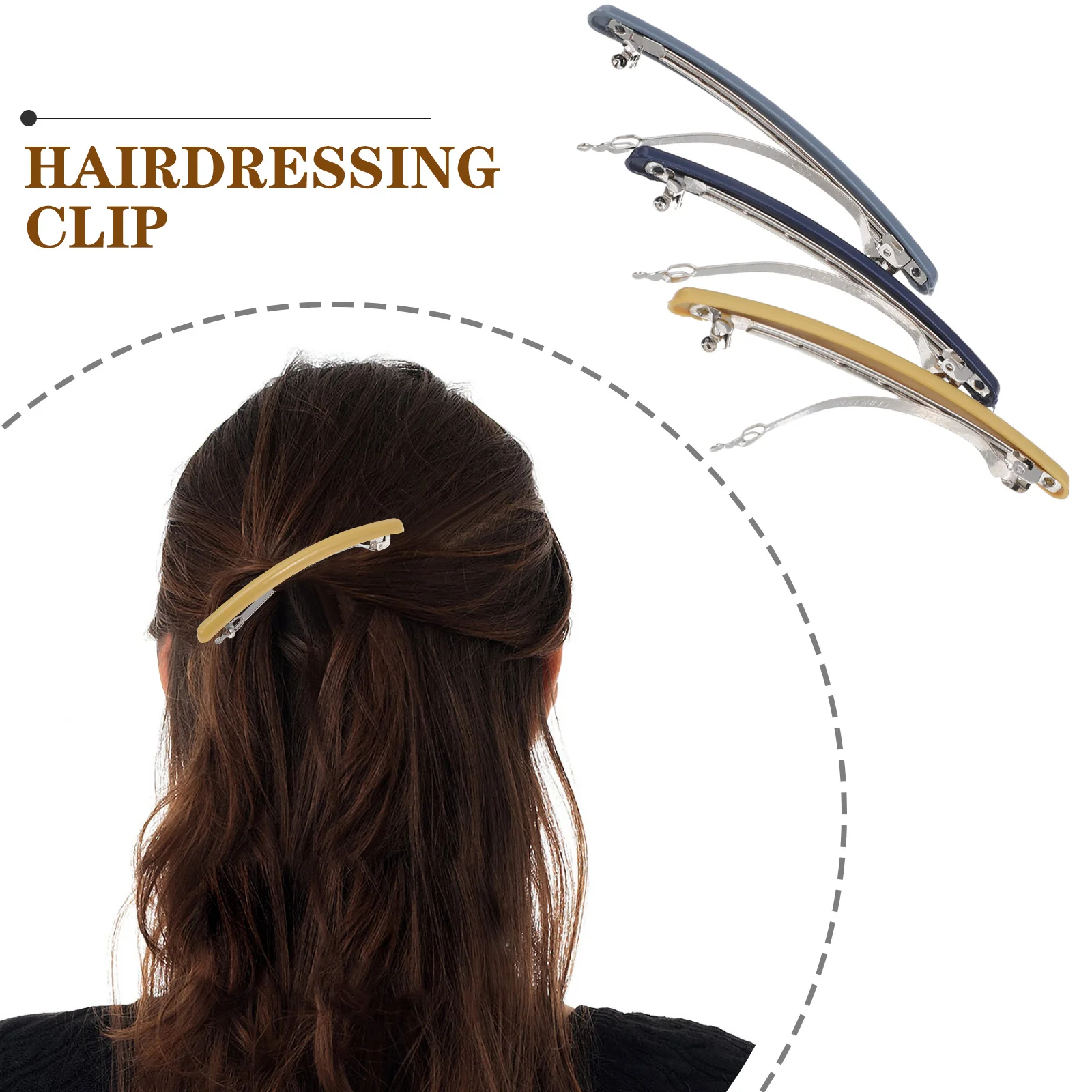 5 قطعة مقاطع الشعر الملونة الحلوى دبابيس الشعر الربيع للنساء إكسسوارات الشعر الملونة مشبك تصميم بسيط مناسبة لأي #5