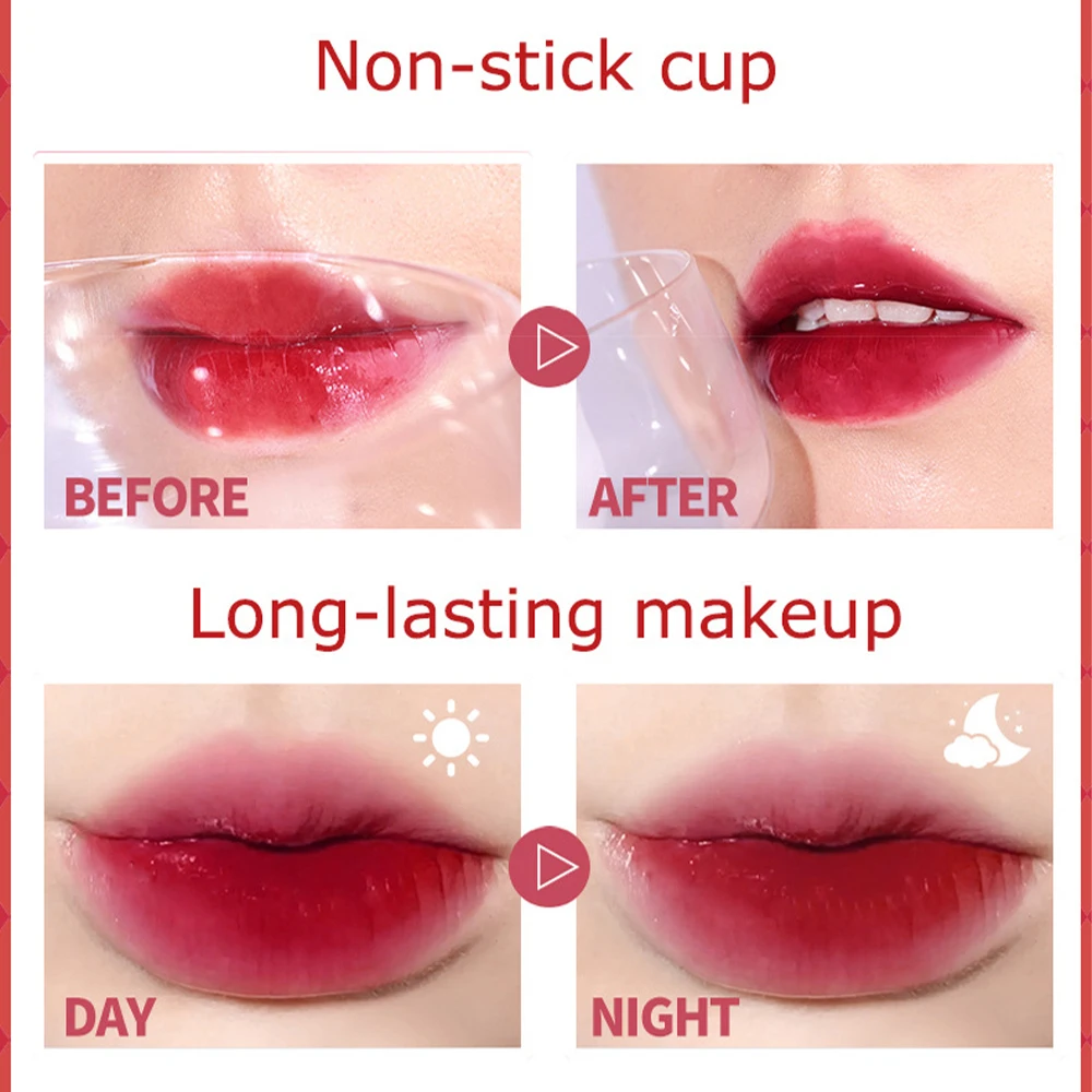 6 Kolorów Magiczny Tusz do Ust Długotrwały Wodoodporny Zestaw Pomadek dla Kobiet Peel Off Kolorowy Matowy Sexy Kolor