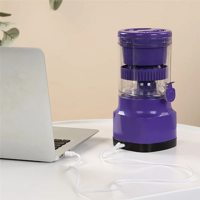 

ABUD-Portable Mini Electric Juicer Mixer Extractors USB Rechargeable Blender Fruit Juice Orange Juice Maker Household Easy To Us