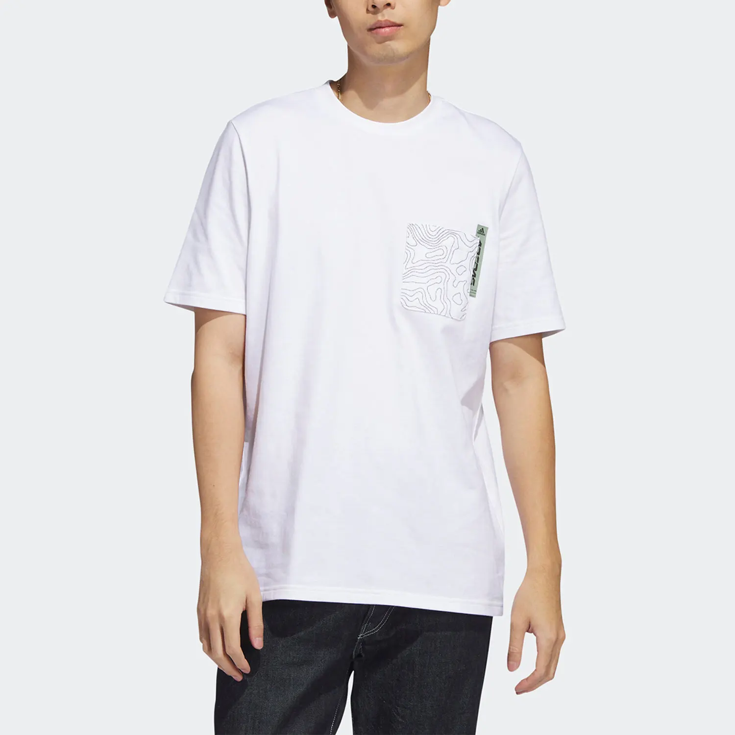 Echt Adidas M CITY E PKT Heren Sport Casual T-shirt met korte mouwen H49665