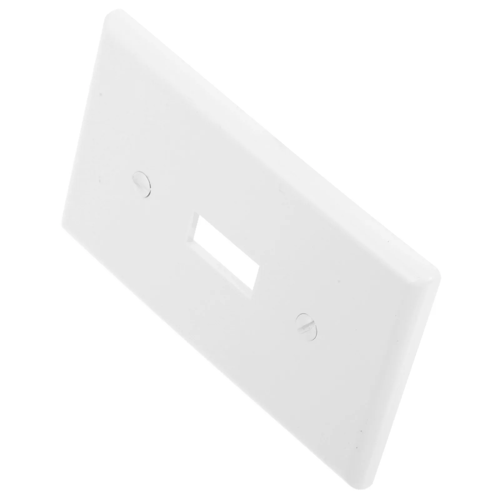 Single Light Switch Cover Plate American Style Sleek Modern Wall Plate for Residential Commercial Industrial Use Easy Install