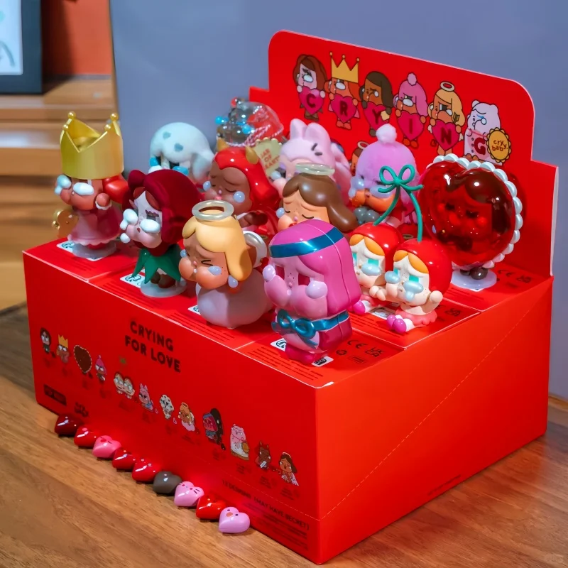 

POP MART CRYBABY CRYING for LOVE Series Collectible Art Toy Blind Box Trendy Figure Gift for Toy Collectors Valentines Day