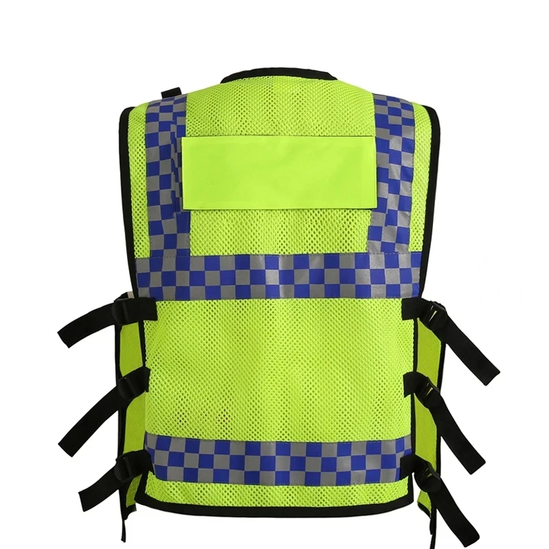 Work Clothing for Men Women Multi-Pocket Mesh Construction Traffic Working Vest Hi Vis Workwer