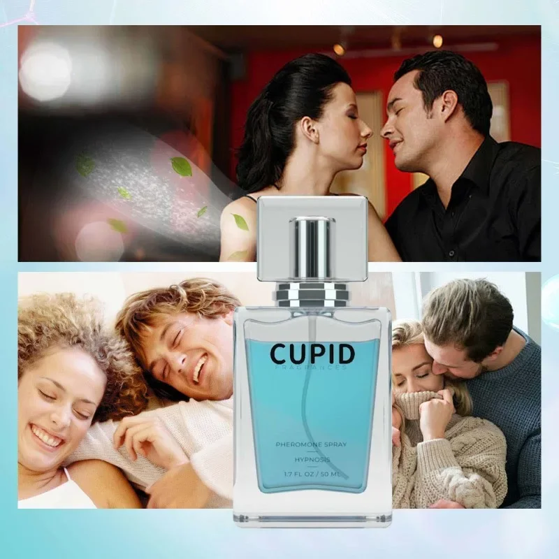 Cupido charme toilette original edp feromônio parfum homme infundido colônia para homem fragrância duradoura perfume feromônio real 50ml