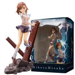 26cm A Certain Magical Index Anime Girl Figure Mikoto Misaka Action Figure ToAru Majutsu no Index III Figurine Model Doll Toys