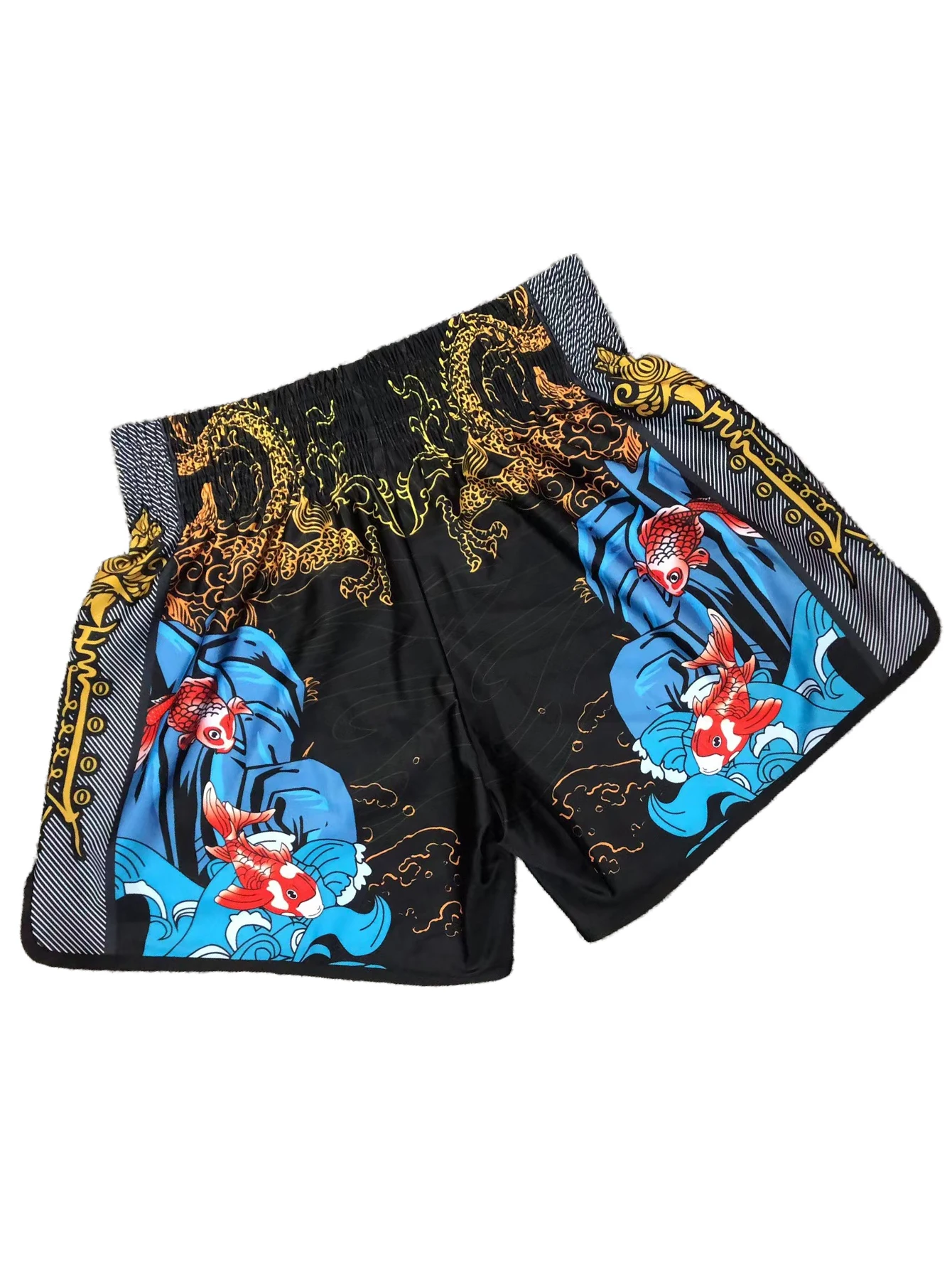 Chinese Style Elements Loose Super Elastic Quick-Drying Fabric Boxing Shorts, Loose Pants Summer Hot Selling Worth Recommend Loo
