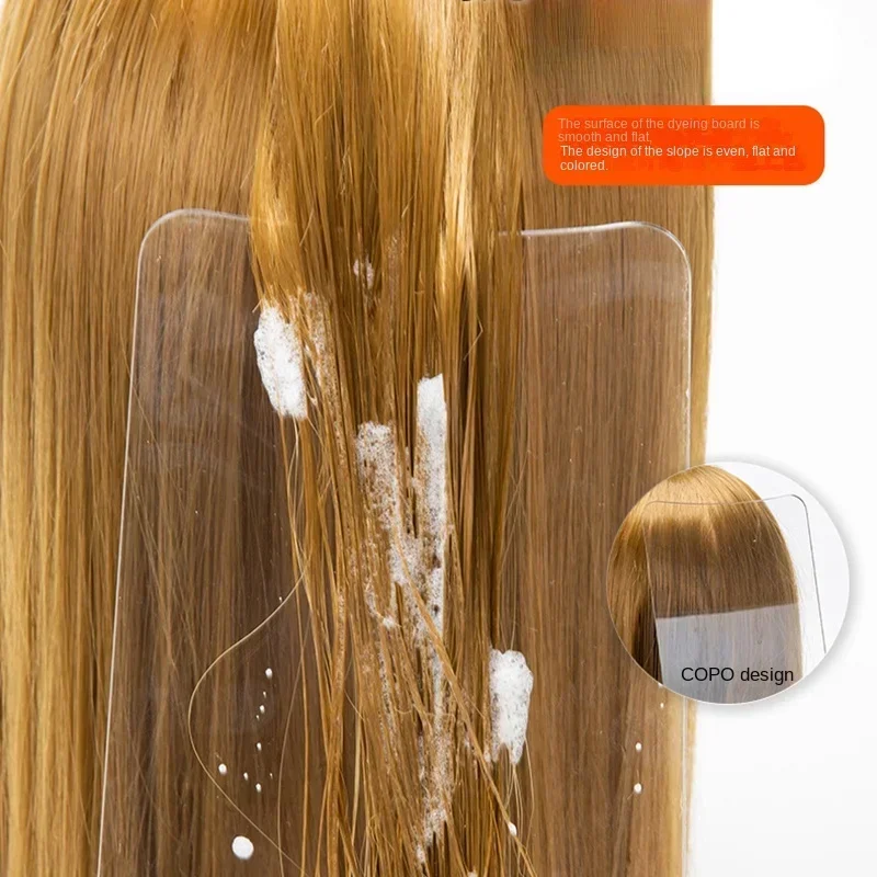 Tabla portátil para colorear el cabello, accesorios de peluquería, placa para teñir el cabello, cepillo para colorear para Barbero, 1 unidad