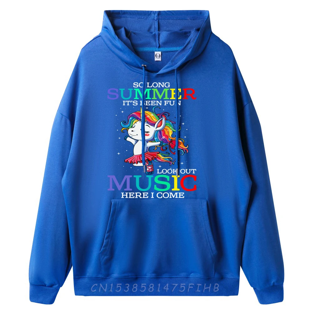 So Long Summer Back To School First Day Music Black Hoodie Autumn Christmas Hoodie Gothic Style