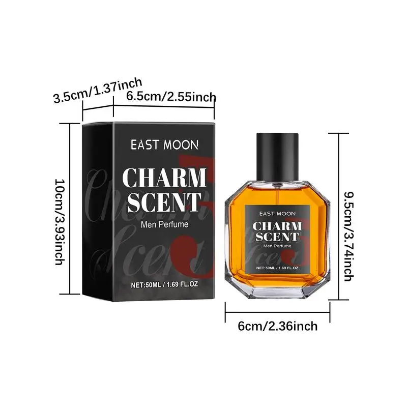 Sexuellement boisé pour homme, parfum fruité pour homme, parfum portable, parfum de voyage pour homme, parfum d'affaires, 50ml