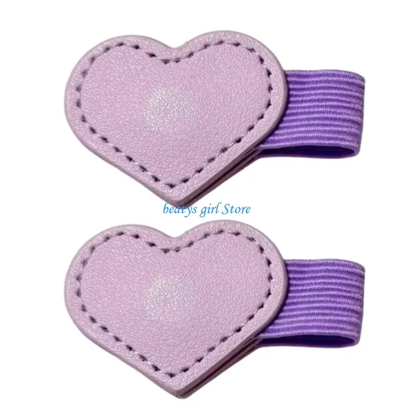 C7AB Love Heart Inspired Page Holder Soft Handcrafted PU Leather Bookmarks Light Weight Reading Essential For Book Lovers