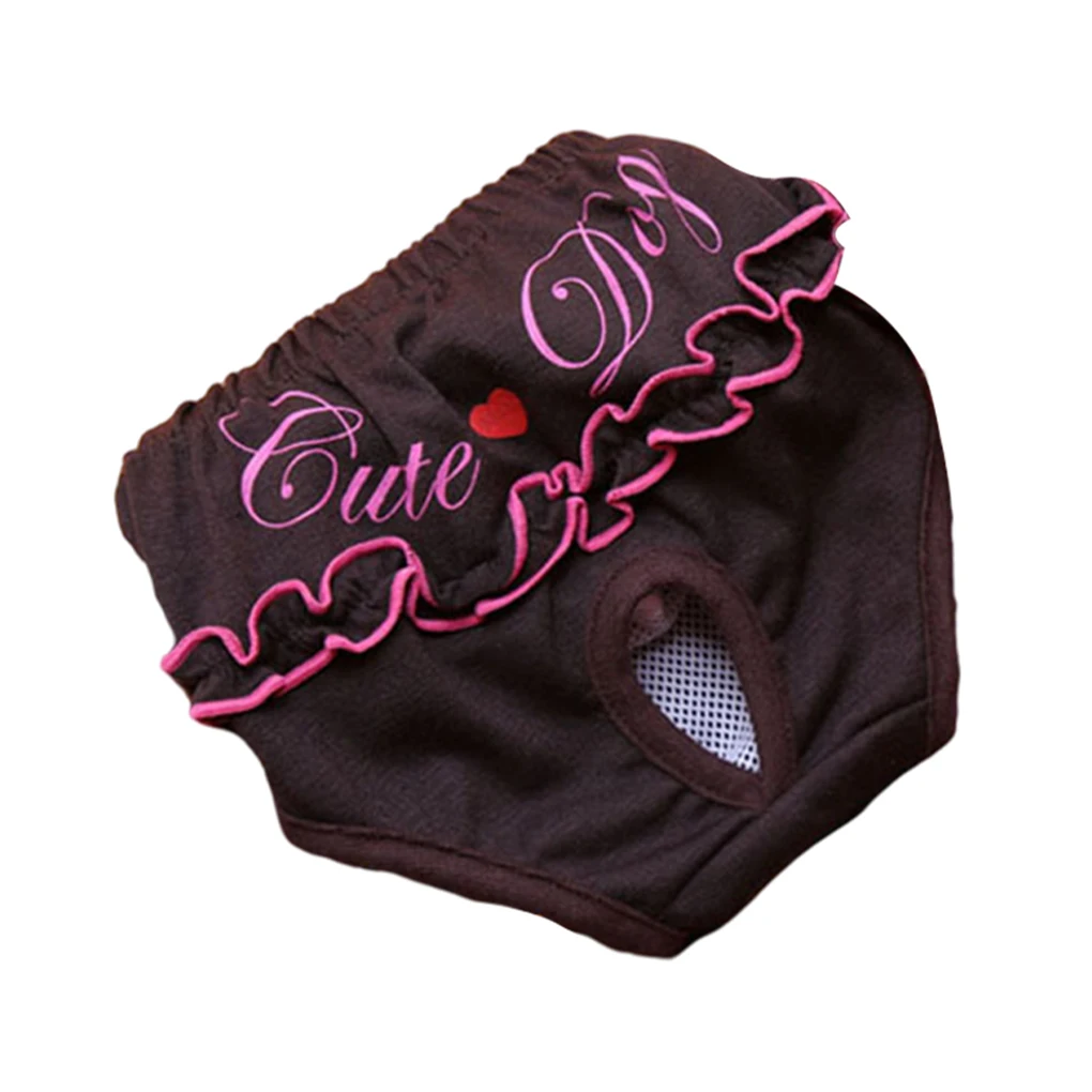 5 Pieces Pet Pants Diaper Breathable Underwear Panties Briefs Clothing