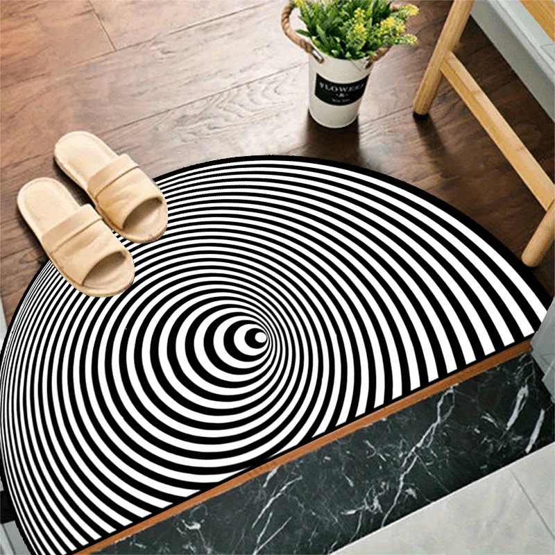 Cool Geometric Welcome Rug Easy Clean Water Resistant Mat Great Gift For Art Lovers And Creative Home Entrance Protection