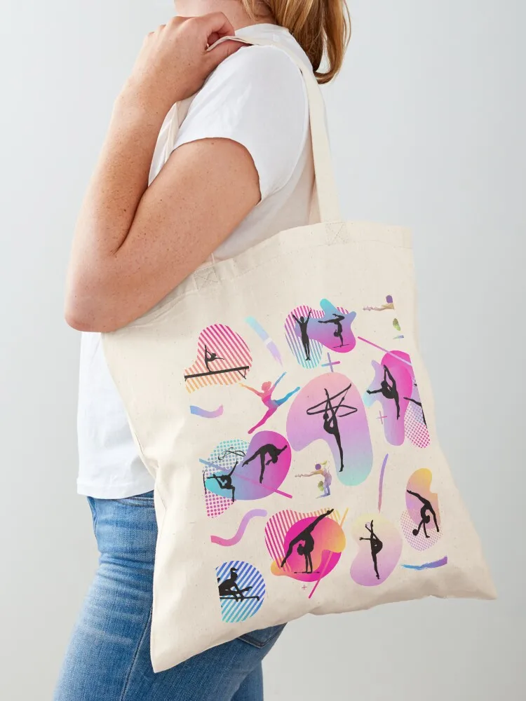 

Gymnastics print Tote Bag personalized tote bag canvas tote bags shopper bag women canvas for beach
