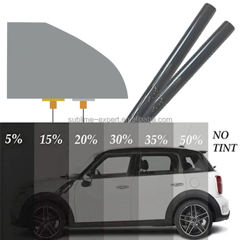 Dark Grey Smart Film For Car Window Switchable Transparent Glass PDLC Film Tint Smart Car Window Film Roll