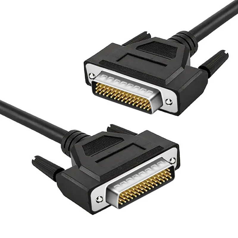 DB44 Male to Male Serial Cable, HDB44 Pin Industrial Servo Control Connector, 1 Meter