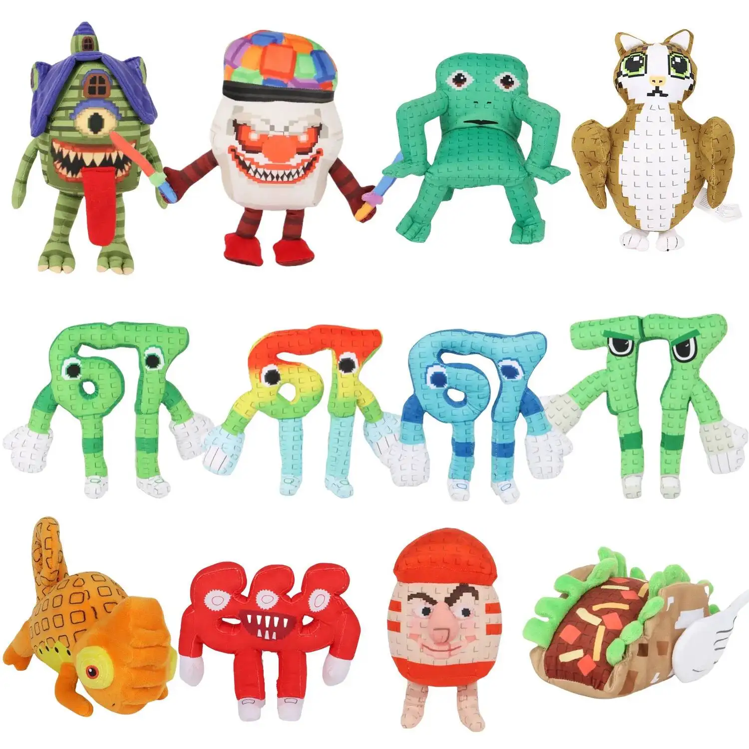 25cm Steal A Brainrot Esok Sekolah Plush No.9 House Stuffed Animal Plush Stuffed Animal Toy Kawaii Toys For Kids Christmas Gifts