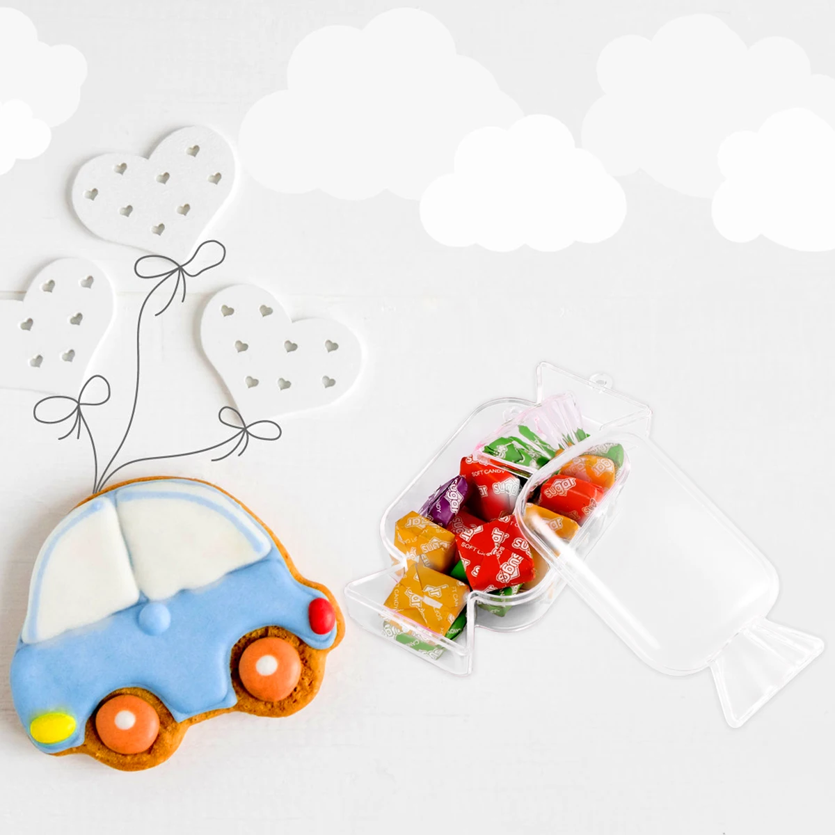 

12Pcs Exquisite Candy Holder for Delicate Treats and Unforgettable Parties Birthday and More 124 Mini Candy Case