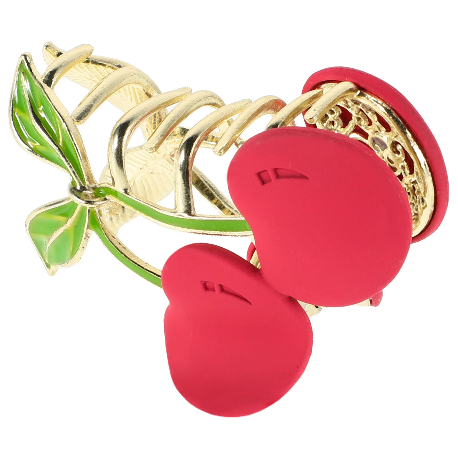 

Cherry Claw Clips for Women Girls Cute Cartoon Design Durable Alloy Secure Hold Baby Hair Clips Novelty Barrettes Chinese Style