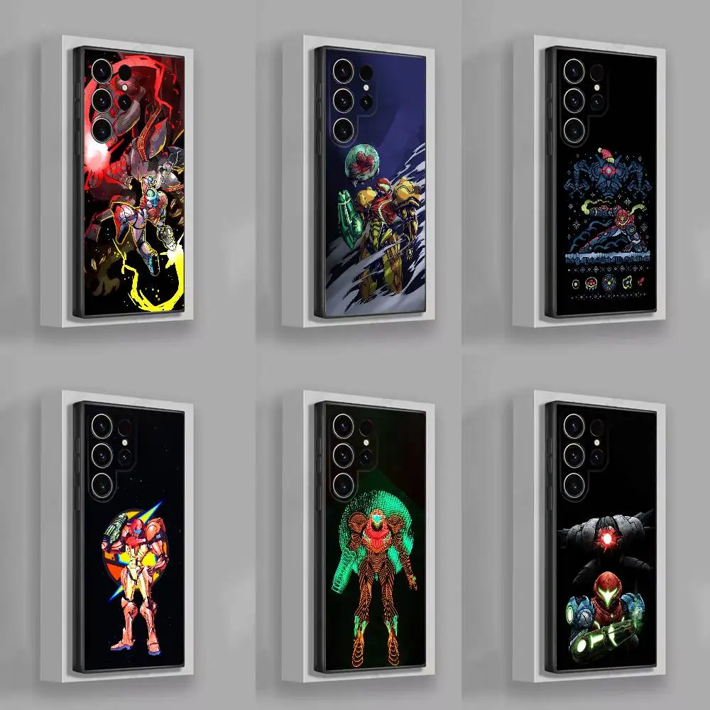 

M-Metroid Dread Phone Case For Samsung S25,S24,S21,S22,S23,S30,Ultra,S20,Plus,Fe,Lite,5G Black Cover
