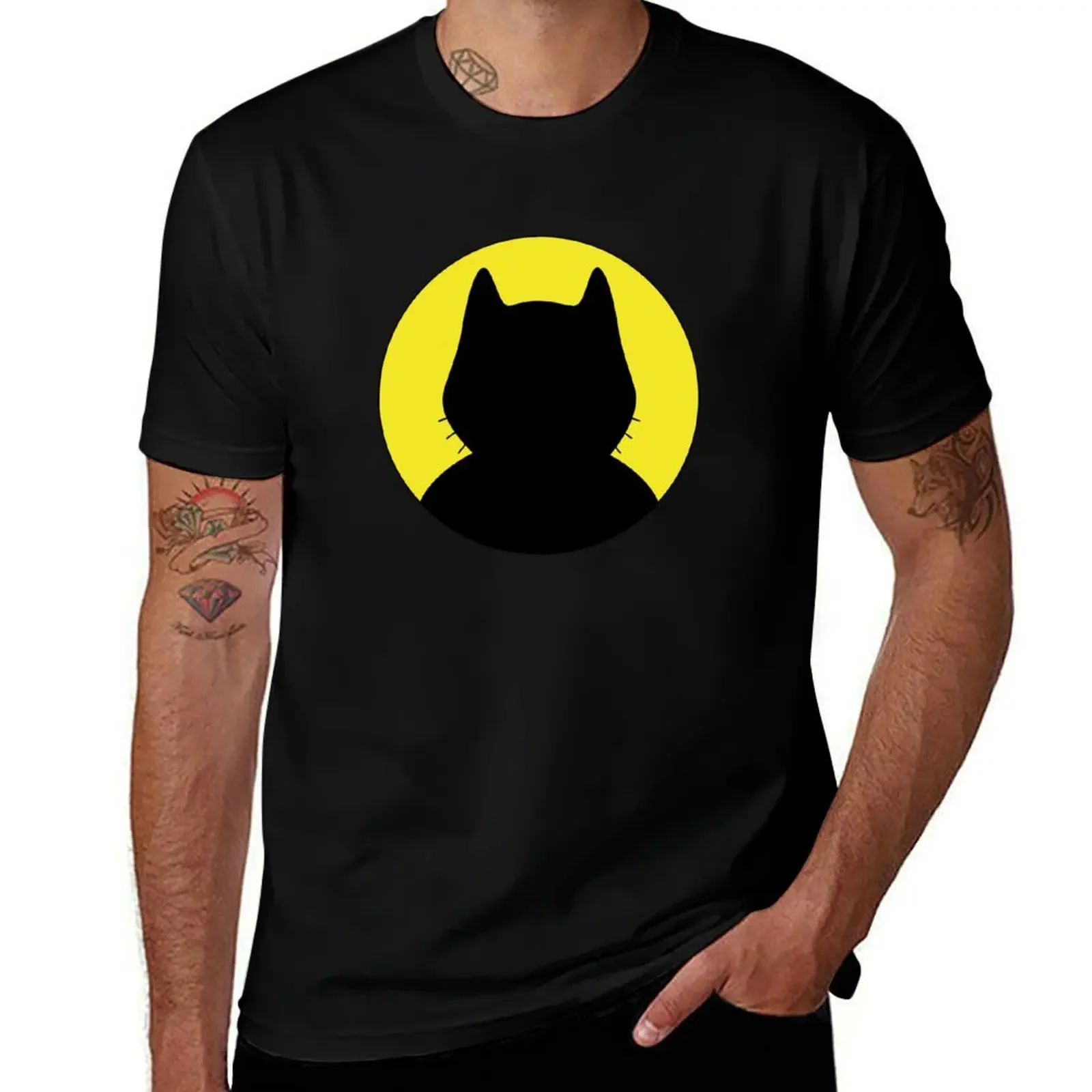 CATSIGNAL GATISE?AL CAT SIGNAL - BAT-SIGNAL CAT VERSION, BAT-SIGNAL CAT VERSION T-Shirt Blouse shirts men