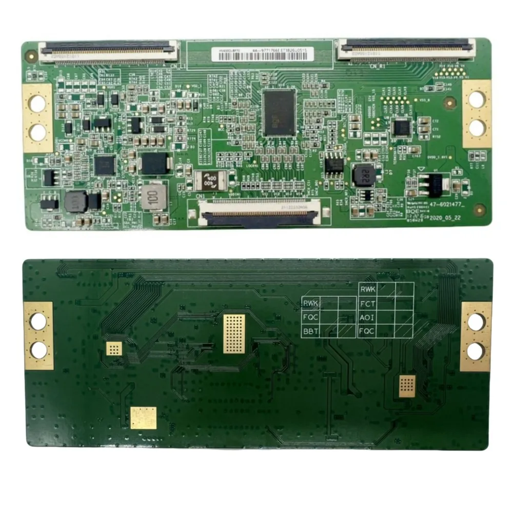New TV Tcon Board HV430QUB-F70 47-6021476 For LCD TV Screen Repairing Soft Socket