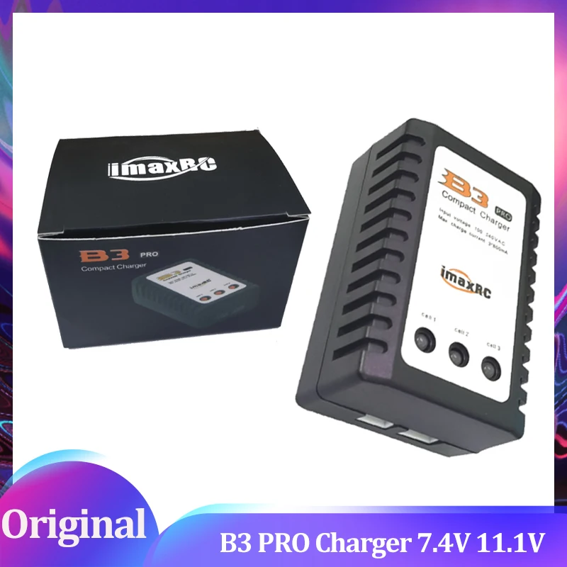 IMAX B3 PRO Lipo Battery Compact Charger 7.4V 11.1V 2S 3S 110-240V Lipo Power Supply Charger EU Plug For RC Helicopter Parts