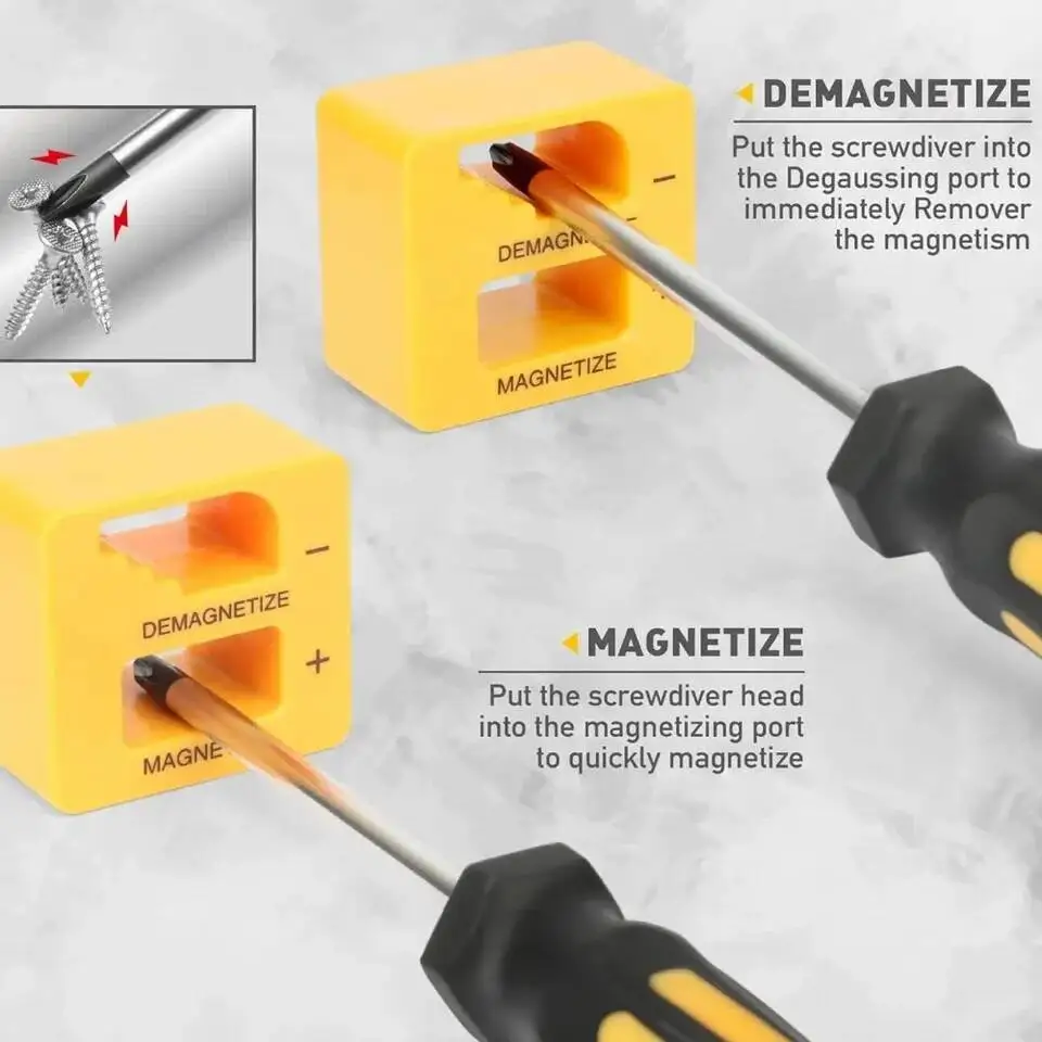 Magnetic Set 43 Piece Precision Phillips Screwdriver Bits With Sturdy Tool Box Repair Hand Tools