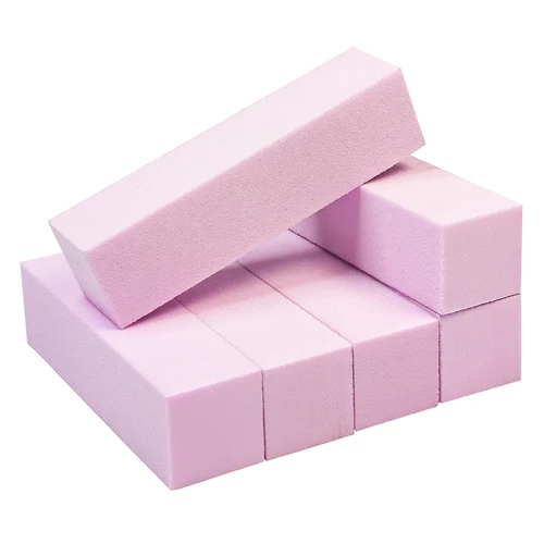 Bloques de pulidor de uñas de grano fino 180, bloques de pulido para uñas acrílicas y naturales, pulidores de lijado de 4 caras, herramientas para uñas