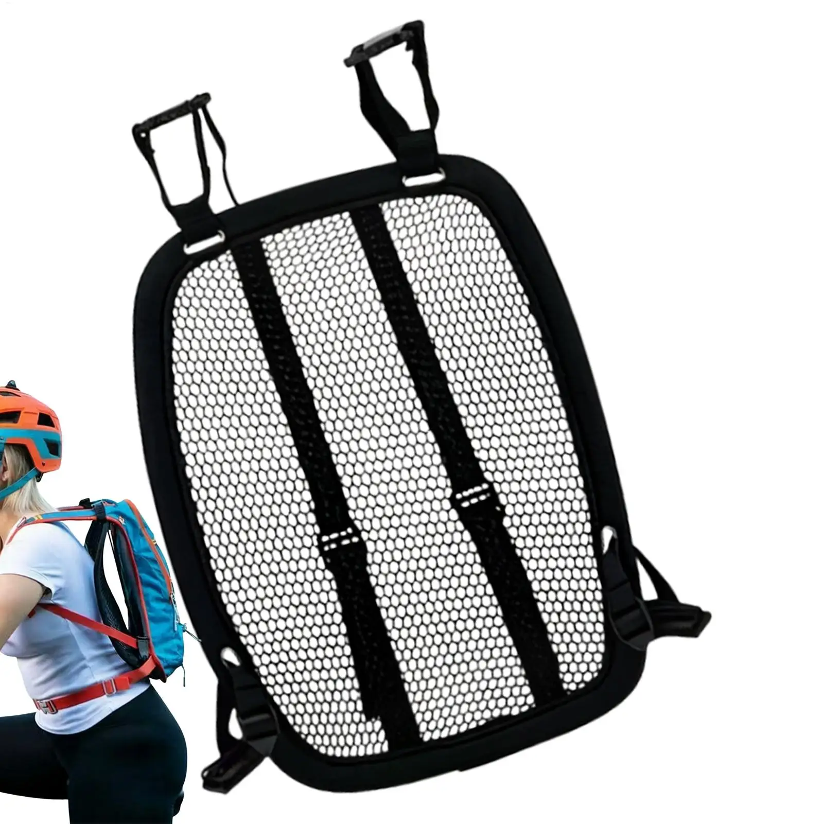 Universal Rucksack Airflow Spacer Backpack Spacer Frame Breathable Adjustable Mesh For Outdoor Commuting Cycling Backpacking