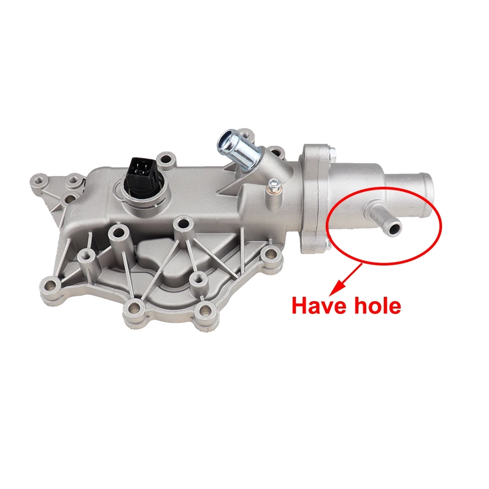 Aluminum Thermostat Housing Water Pipe Coolant Outlet for Renault Megane Clio Laguna Scenic Wind 8200561434 Have Hole